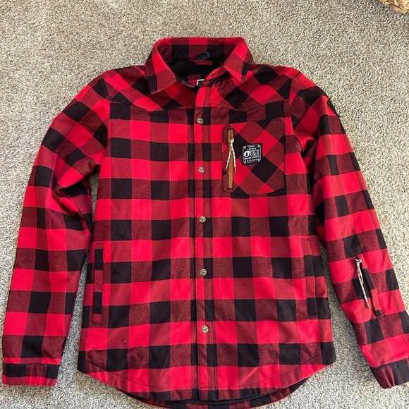 Picture Recycled & Organic Clothing Black Edition Line Buffalo Plaid. Like new - Picture 2 of 16